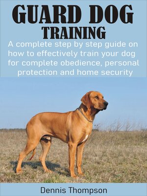 cover image of GUARD DOG TRAINING